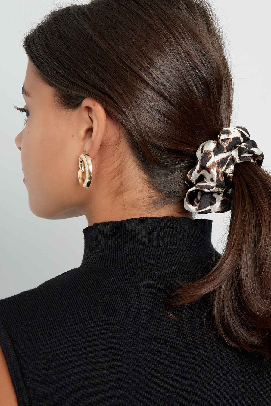 Tijgerprint scrunchies set