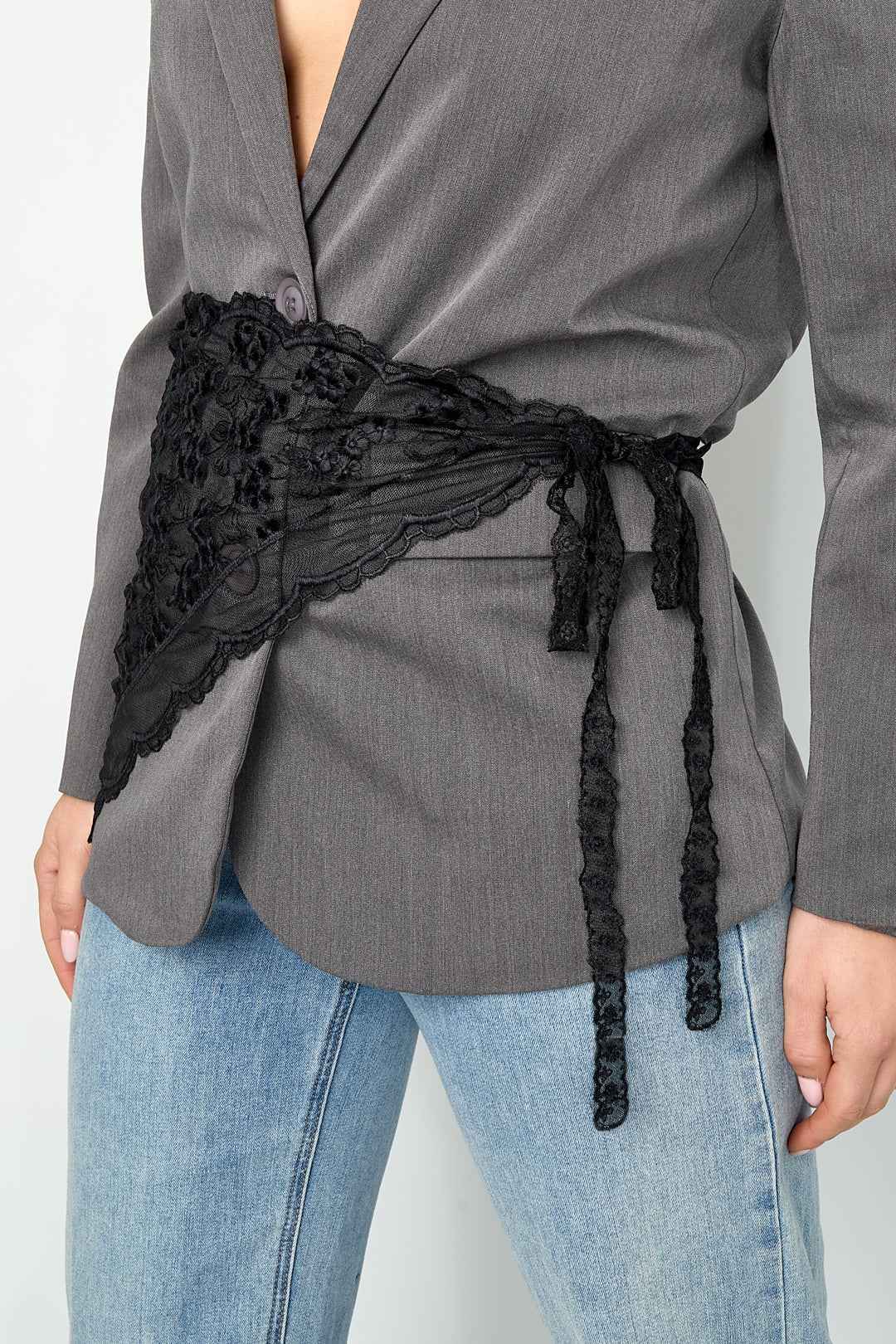 Lace Waist Scarf