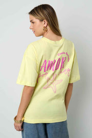 Gebreide T-shirt Oversized