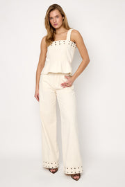 Eyelet Statement Jeans