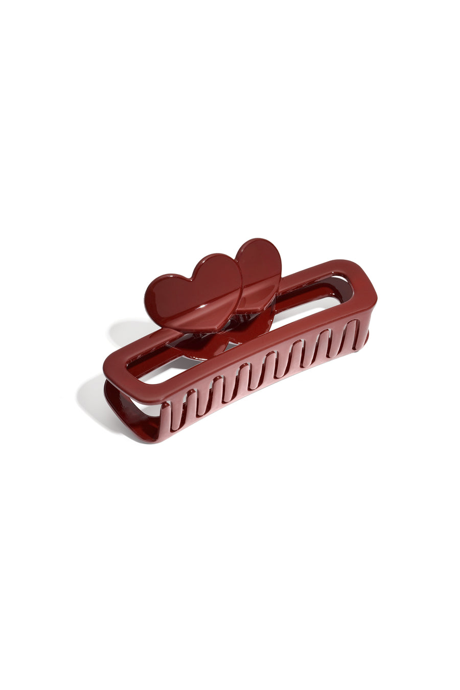 Effen Haarclip rood