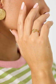 Ring met hartjes